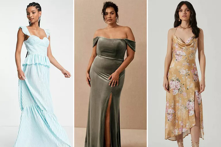 Dress ideas for wedding guests! All on sale and available in Petite, Regular and Tall sizes.