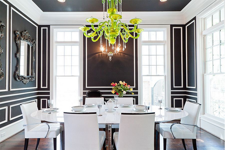 How to rock a black and white dining table set in your home