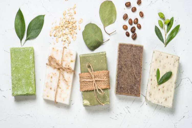 Organic soaps for healthy skin.