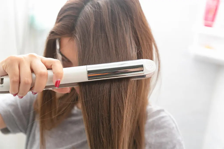 How to protect your hair from heat damage.