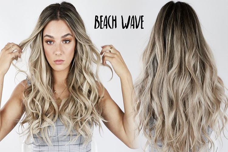 How to get beachy, wavy hair easily.